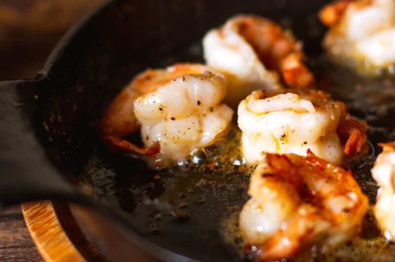 Gambas al pilpil ( Pilpil-Garnelen)