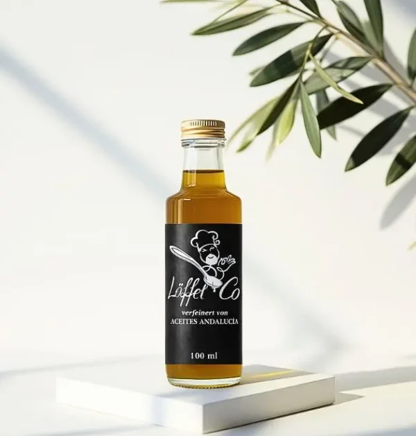 Untitled dFlasche mit personalisiertem Etikett Aceites Andalucia photo 6 Flasche mit personalisiertem Etikett. Ungefiltert